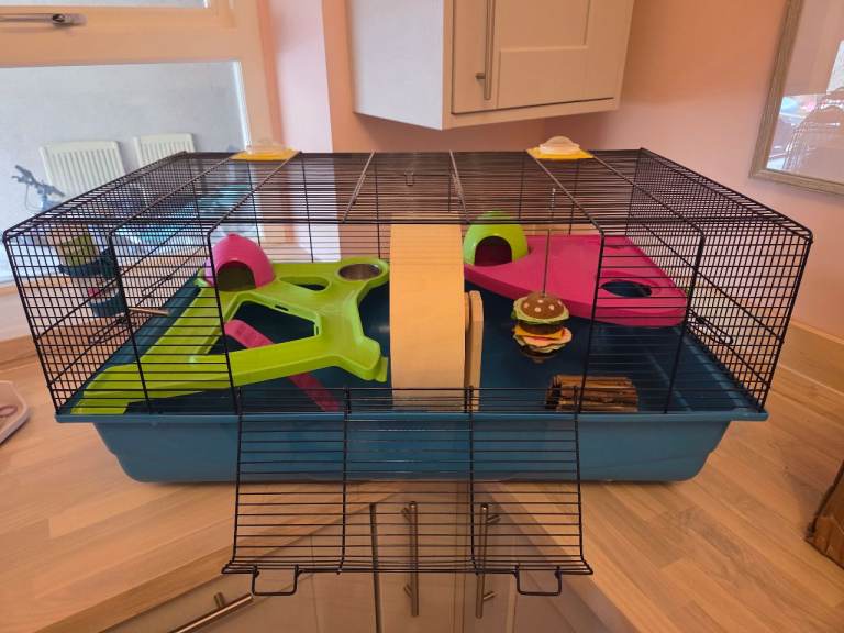 Large Hamster Cage with Accessories 