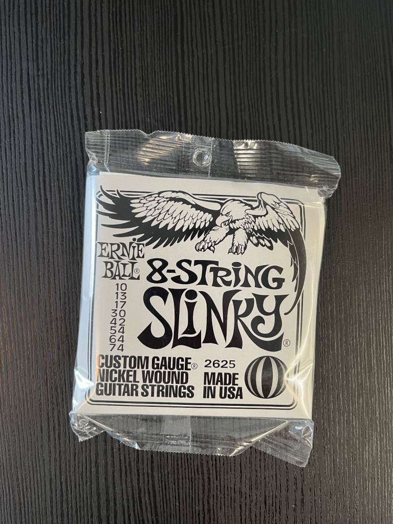Ernie Ball 8-string Slinky 10-74 Nickel Wound Guitar Strings - New