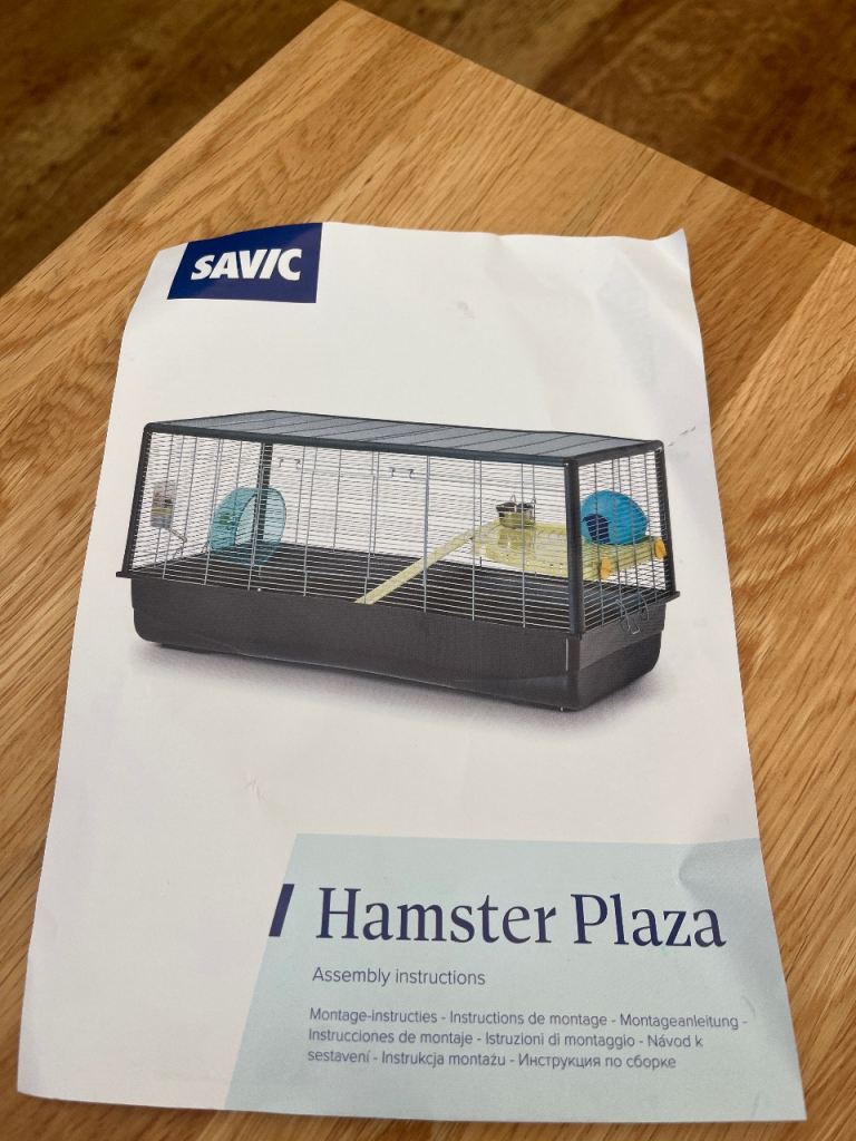 Hamster premier cage as new