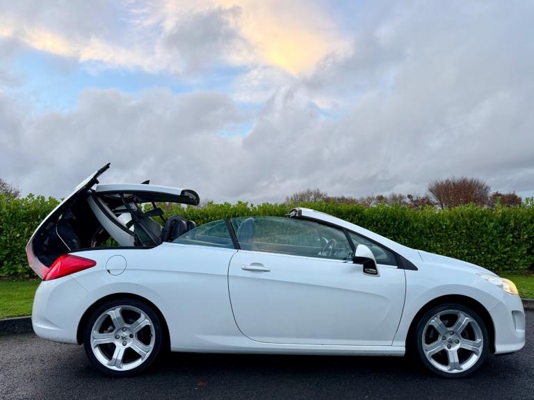 2010 PEUGEOT 308 CC 2.0 HDI 140PS GT WHITE LEATHER CONVERTIBLE CABRIOLET DIESEL