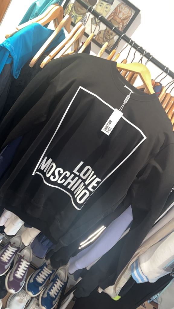 LOVE MOSCHINO Black Sweatshirt - Brand New with Tags