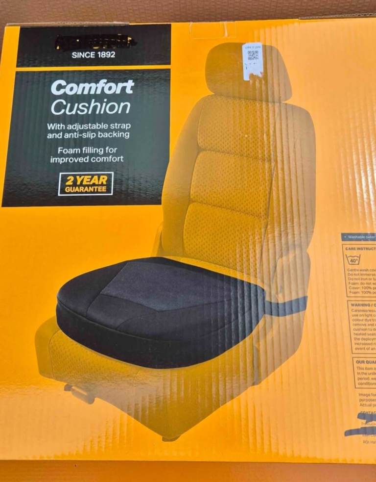 Comfort travel cushion vehicle halfords luxury 