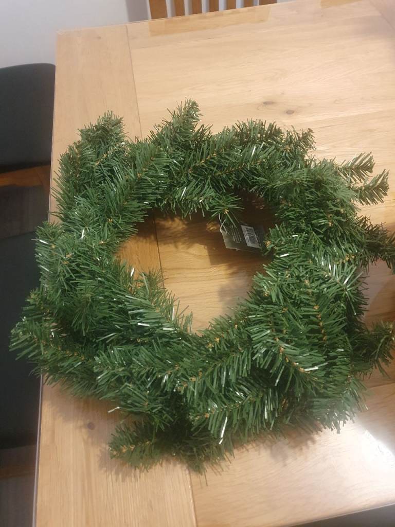 New Artificial Christmas Wreath - Green