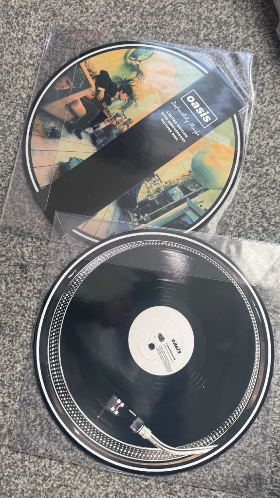 Oasis - Definitely Maybe 25th Anniversary Limited Edition Picture Disc vinyl record