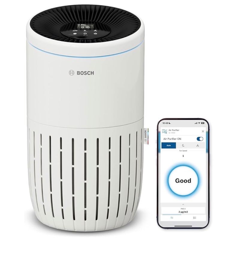 Premium Bosch Air 4000i HEPA Smart Air Purifier -  62.5 m² Room Coverage