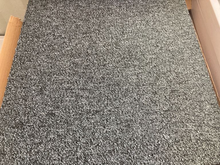 Interface Carpet Tiles Heavy Duty Nylon Commercial Grade Grey - 5 x Boxes