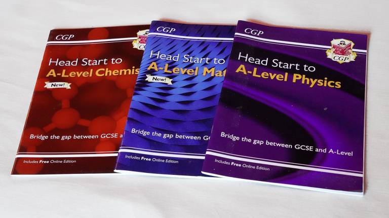 Going on to 6th Form? CGP 'Head Start to A-Level' Books £3 each