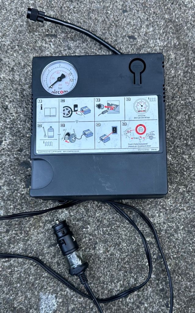 VW/Seat/Skoda/Audi Genuine Tyre Air Compressor pump