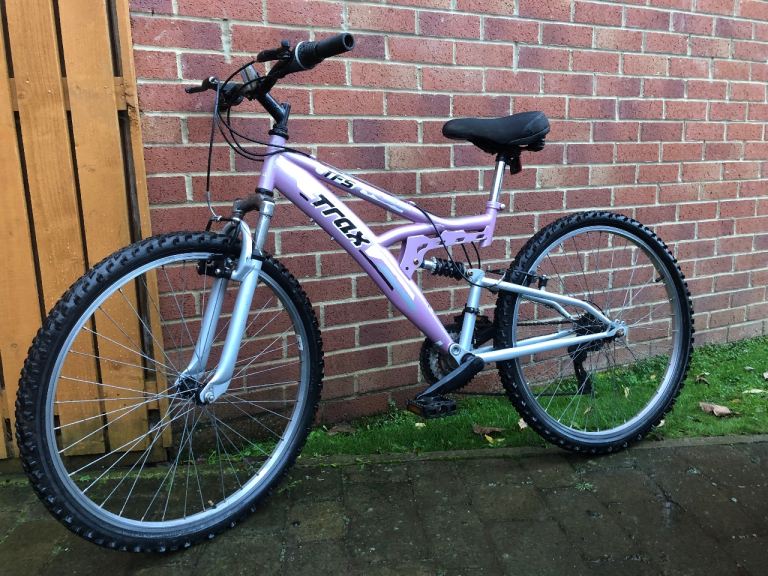 Girls lady’s mountain bike full suspension adult to junior 26” wheels 16” frame bicycle 