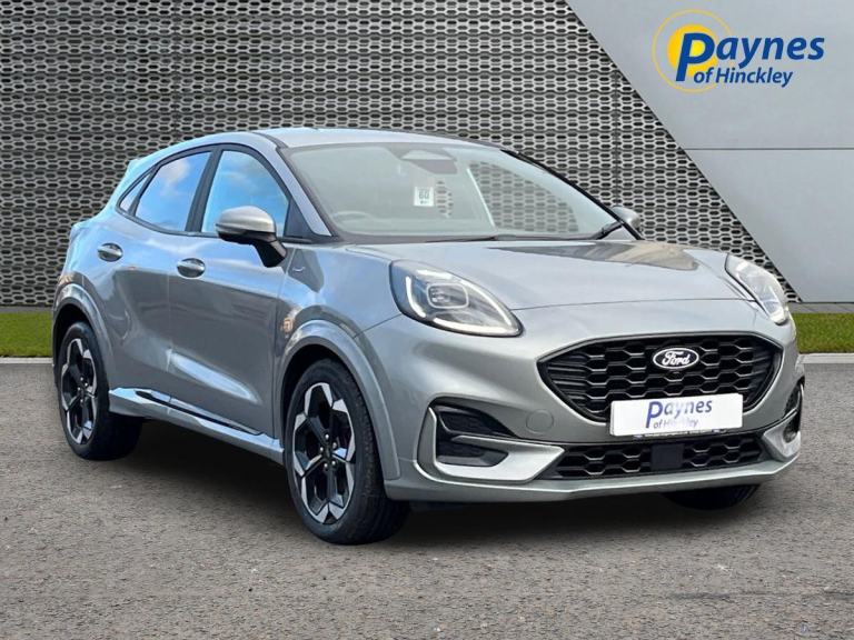 2024 Ford Puma St-Line X 1.0L 155PS mHEV AUTO in Solar Silver AC NAV FSH