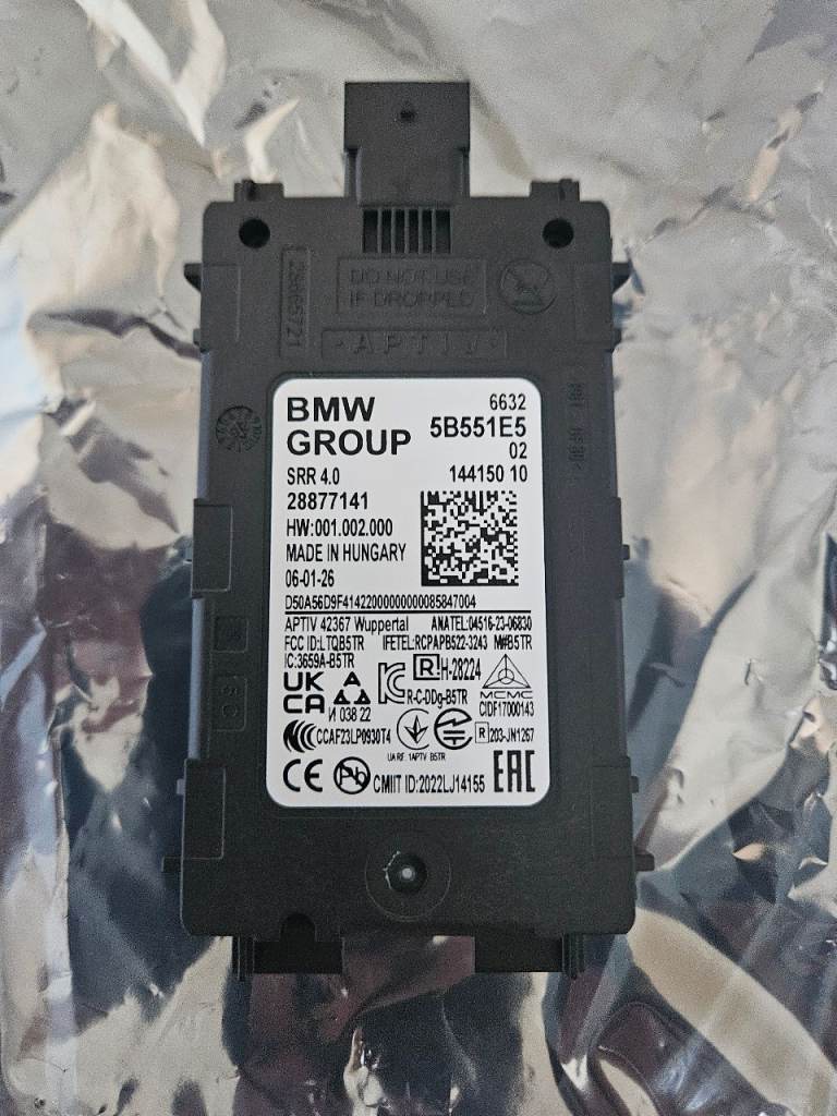 2026 BMW  Mini short range radar sensor 