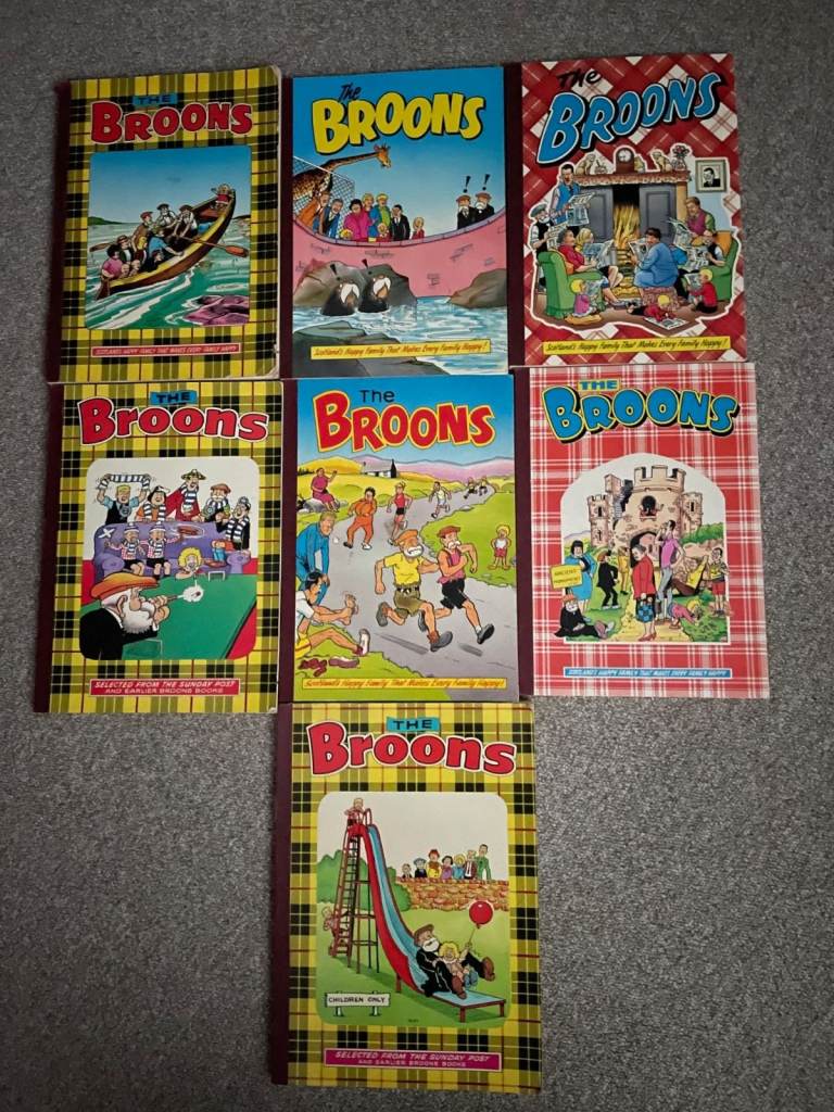 Oor Wullie and broons annuals