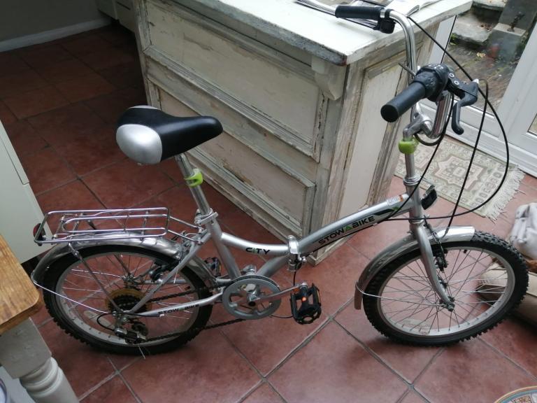 Two folding city bikes for sale 
