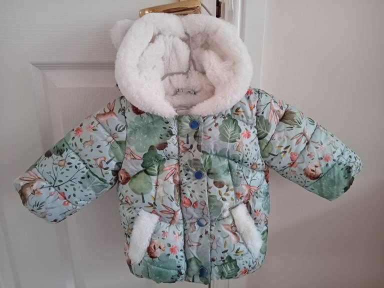 Girls coat age 3-6 months