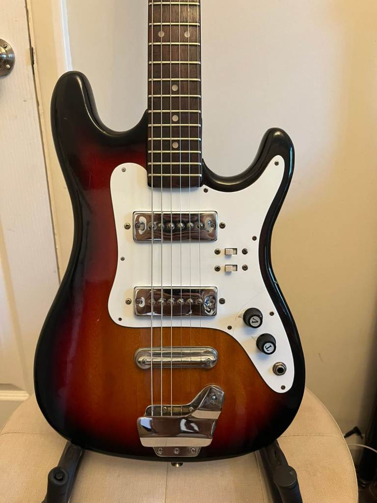 Vintage 1960s Satellite 65/T Sunburst Guitar