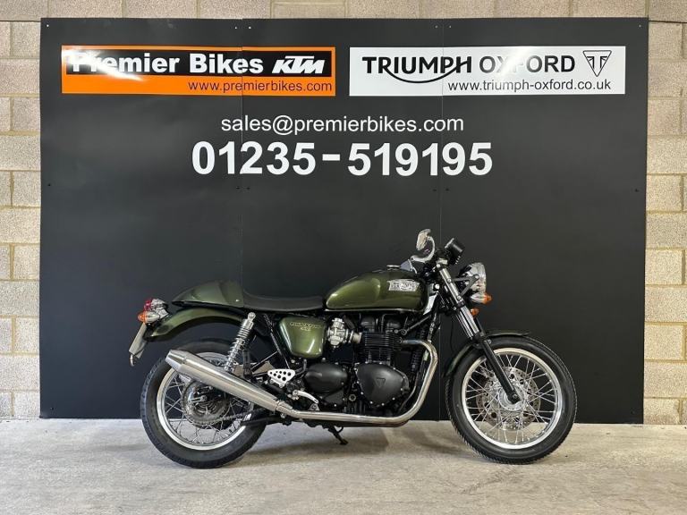 STUNNING LOW MILEAGE 2014/14 TRIUMPH THRUXTON 900 MOTORCYCLE 