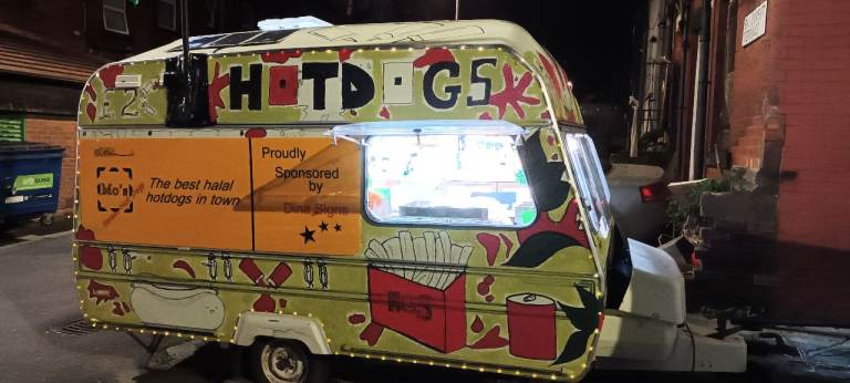 Fully converted caravan catering trailer