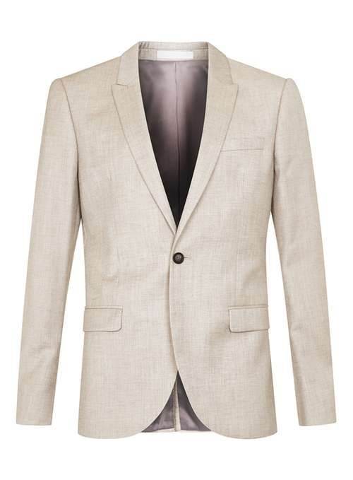 🔥 Topman Skinny Fit Suit – Beige – Jacket 36R / Trousers 30R – £100 🔥