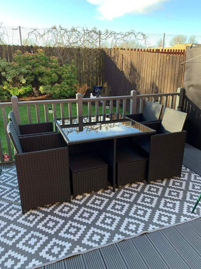 Garden Table , Chairs and stools