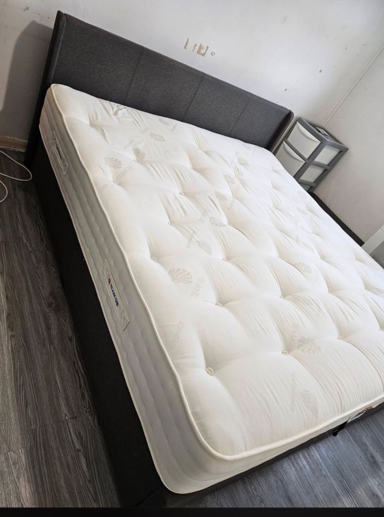 Superking Dreams ottoman bed and mattress. Can deliver. 