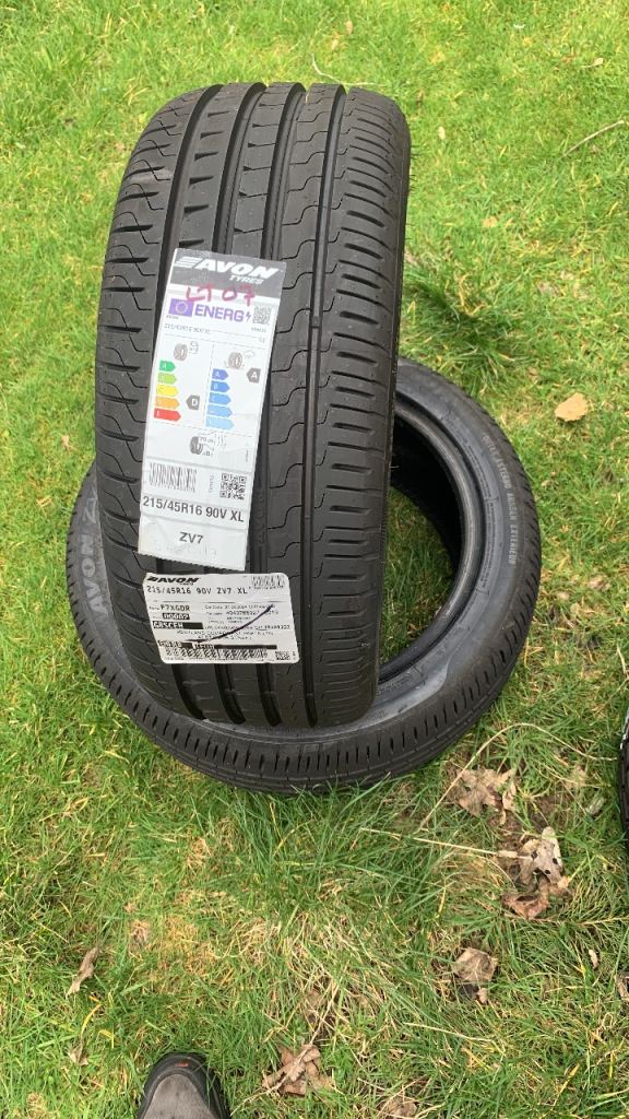 New Avon tyres and x4 like new 