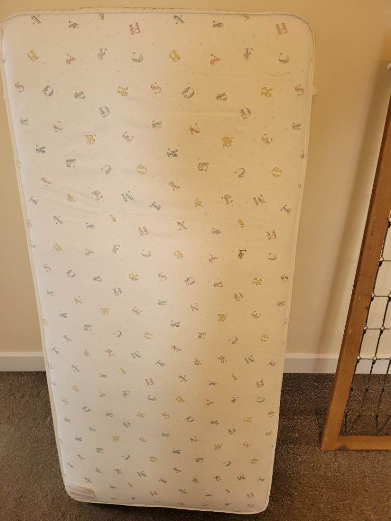 Baby Cot Mattress and Bed Base – Good Condition