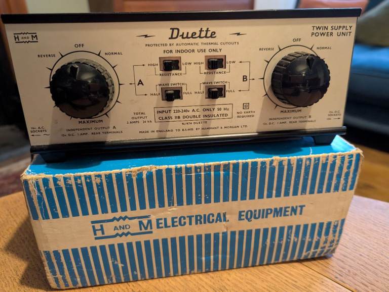 Hammant & Morgan Duette Hammant and Morgan controllers - General