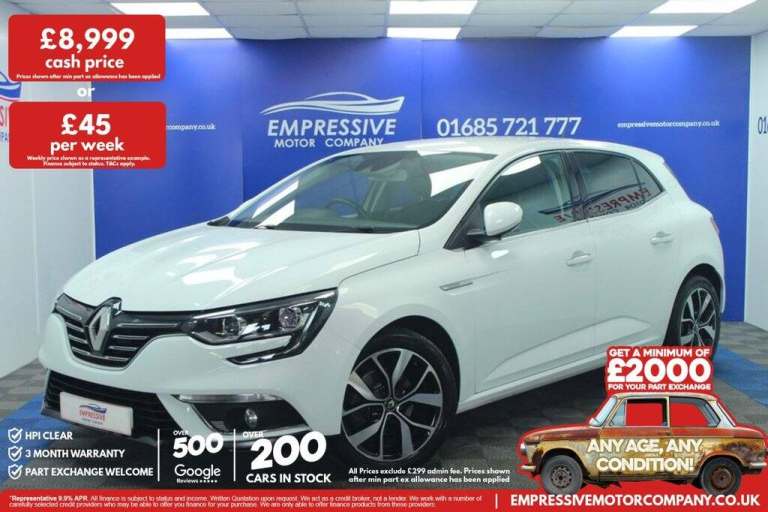 2019 69 RENAULT MEGANE 1.5 BLUE DCI ICONIC HATCHBACK 5DR DIESEL MANUAL EURO 6 (S