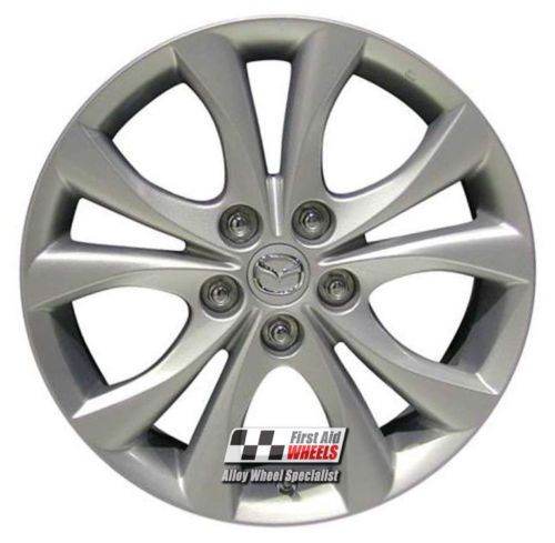 R455S SWAP for Ours MAZDA 3 4X 17'' GENUINE 5 V SPOKE SILVER REFURBISHED ALLOY WHEELS