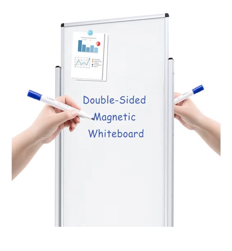 White board magnetic double-sided