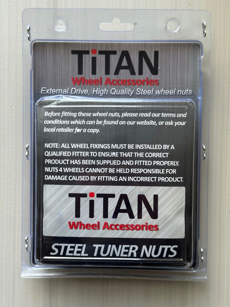 Titan GT50 tuner wheel nuts neochrome JDM drift