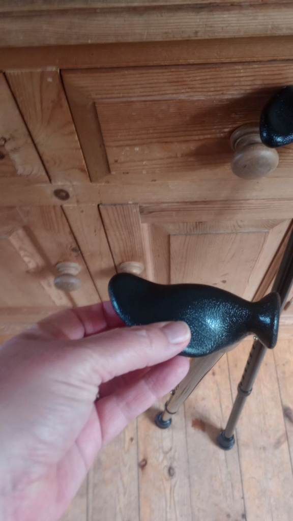 Essential aids arthritic grip walking sticks