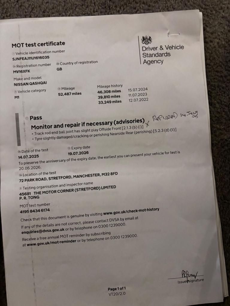 2016 Nissan Qashqai 1.2 DiG-T N-Connecta 5dr HATCHBACK PETROL Manual