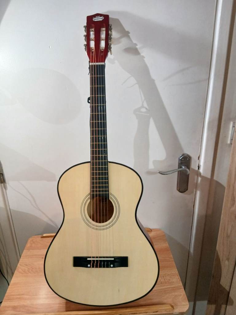 Rockstar classical guitar with soft case 