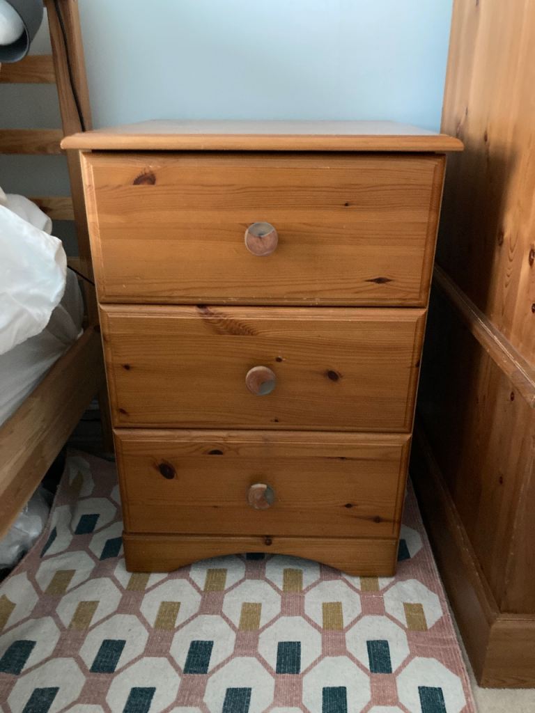 Two bedside drawers