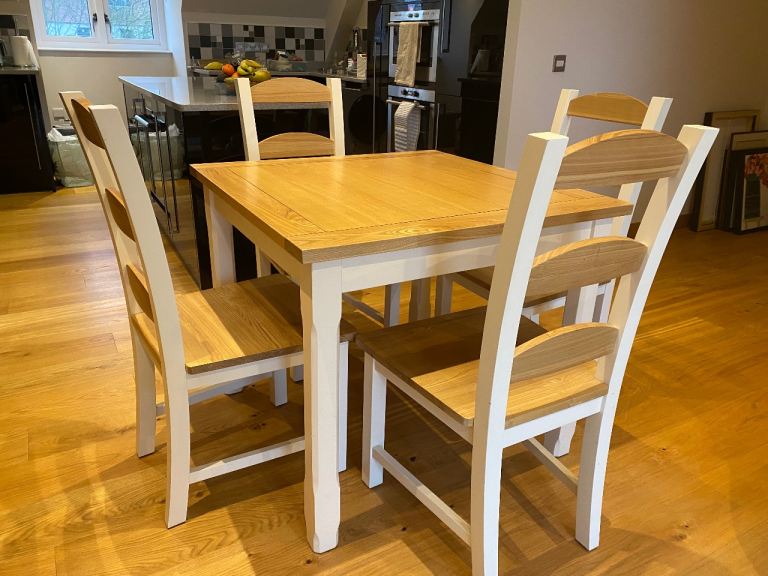 Oak Dining Table and Chairs