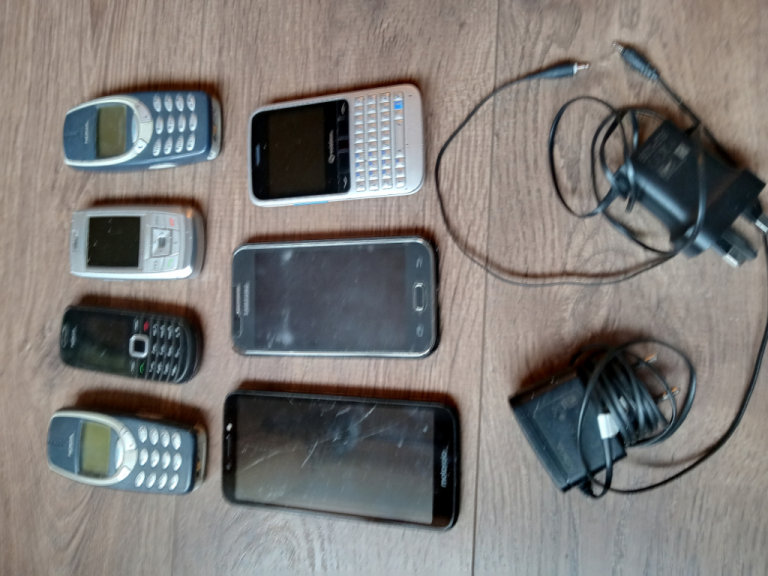 Assorted mobile phones