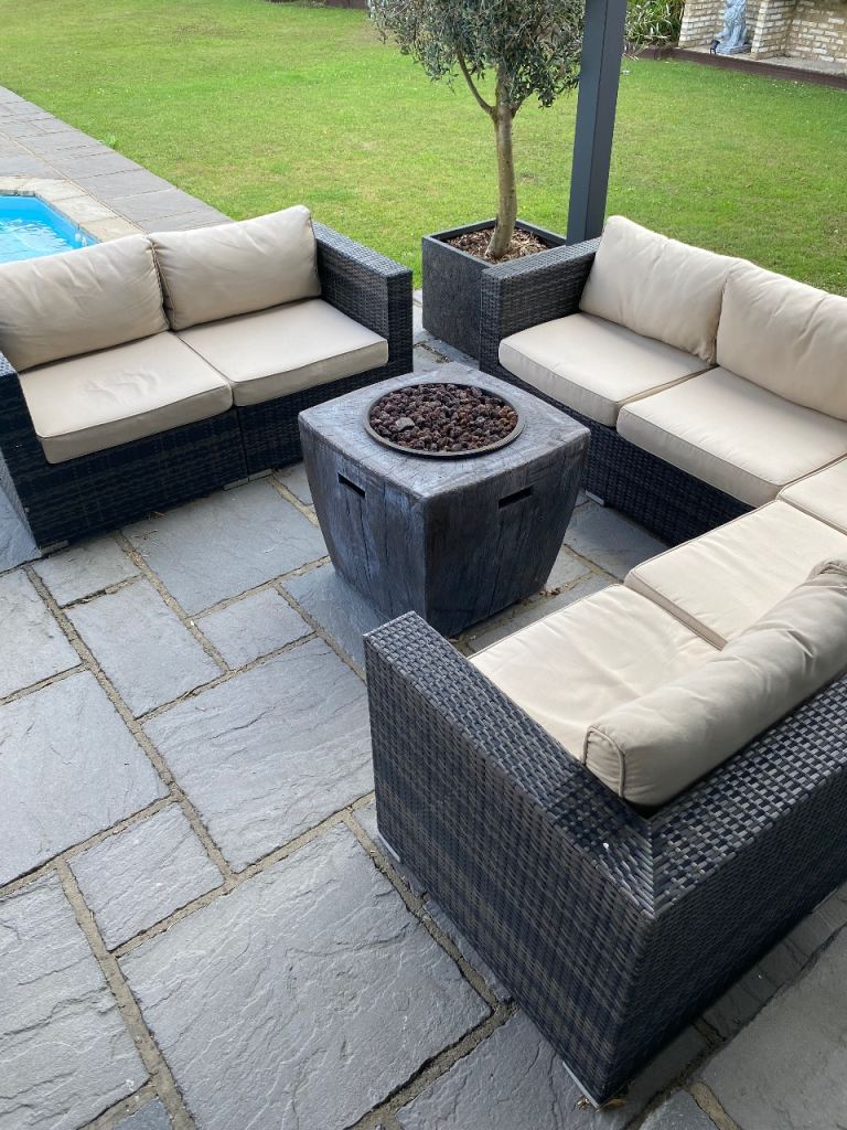 Rattan garden furniture 