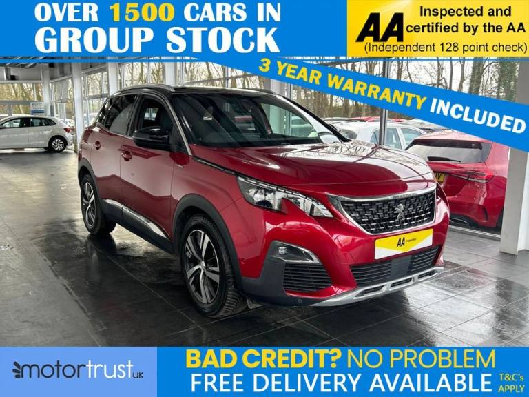 2019 Peugeot 3008 1.2 PureTech GT Line SUV 5dr Petrol Manual Euro 6 (s/s) (130 ps) F/S/H! 1 F HAT...