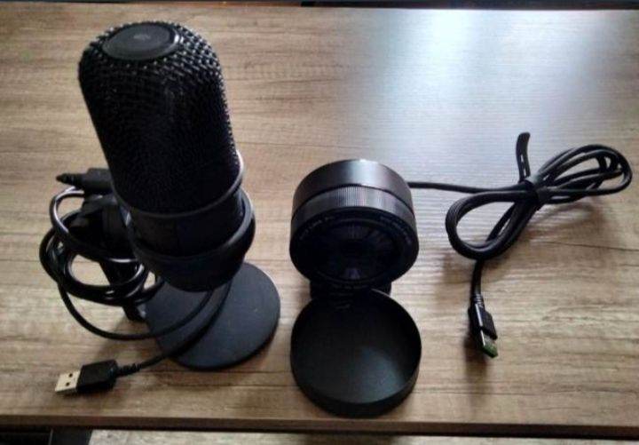 Gaming microphone and camera 