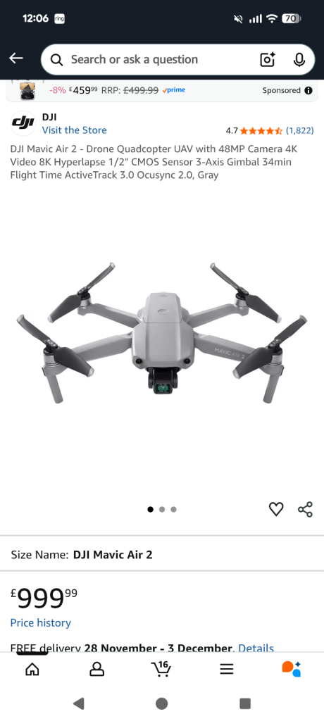 Dji mavic air 2 drone