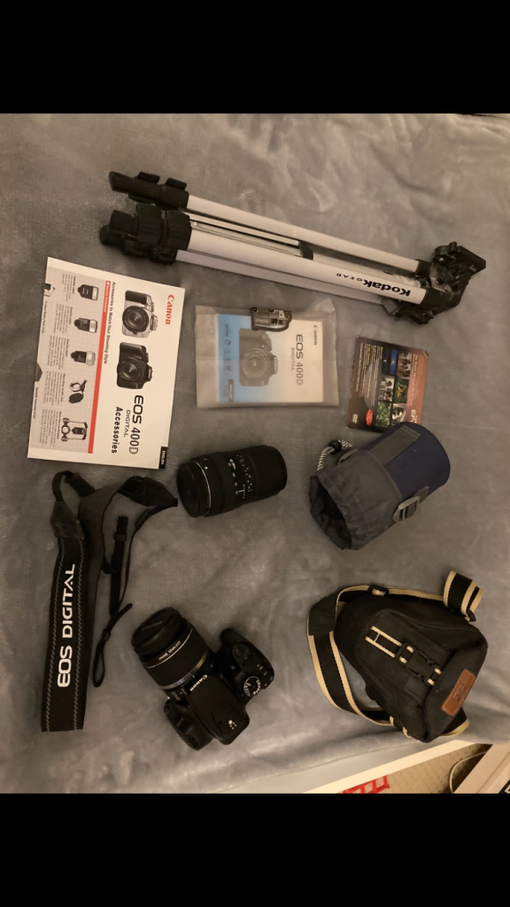 Canon EOS 400D Digital SLR Camera and accessories 