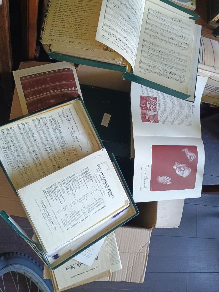 1960’s - 1970’s Sheet Music from Scotland. Vintage Music Sheet. A selection of music scrolls.