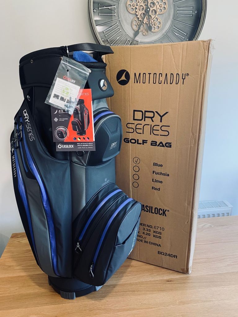 *BRAND NEW • BOXED*  MOTOCADDY DRY SERIES 2025 GOLF CART BAG