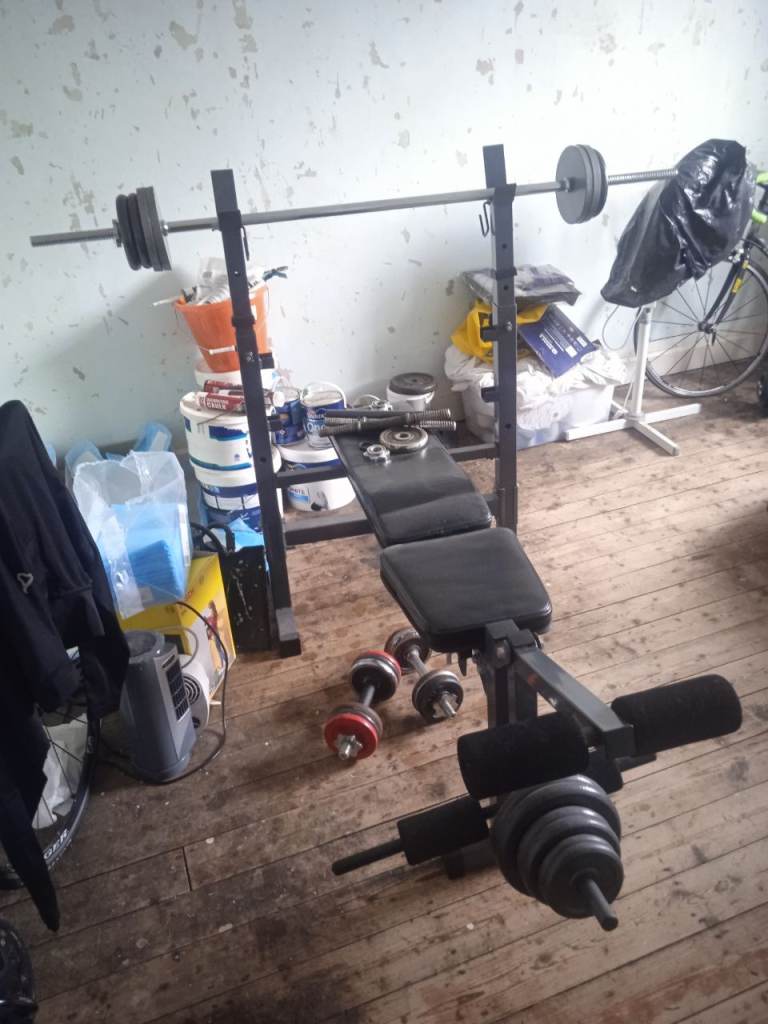 image for Bodymax Weights bench and weights