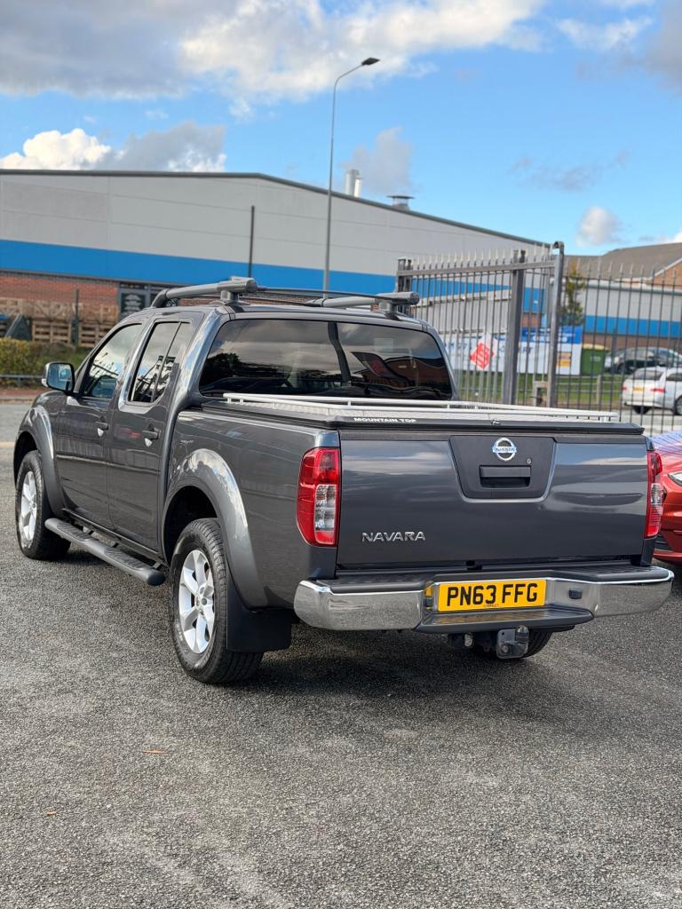 2013 63 NISSAN NAVARA 2.5 DCI TEKNA 190PS GREY FSH 1 OWNER ONLY 60K 
