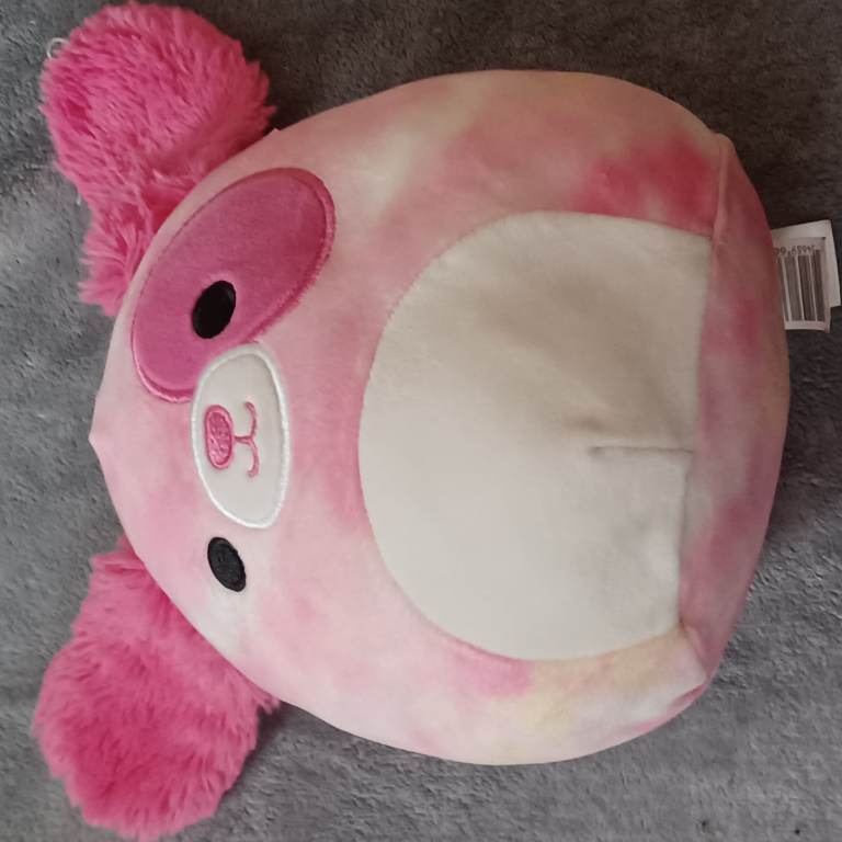 Kellytoy Squishmallow Pink Tie-Dye Dog Plush Toy – As Good As New