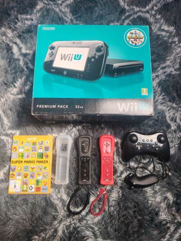 Nintendo Wii U Premium Pack 32GB Black with Accessories & Games