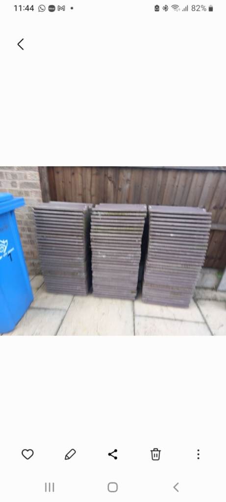 Unused Morley roof tiles