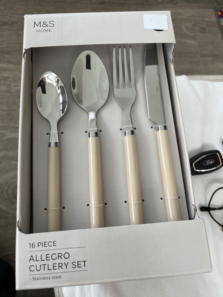 M&S cutlery set 